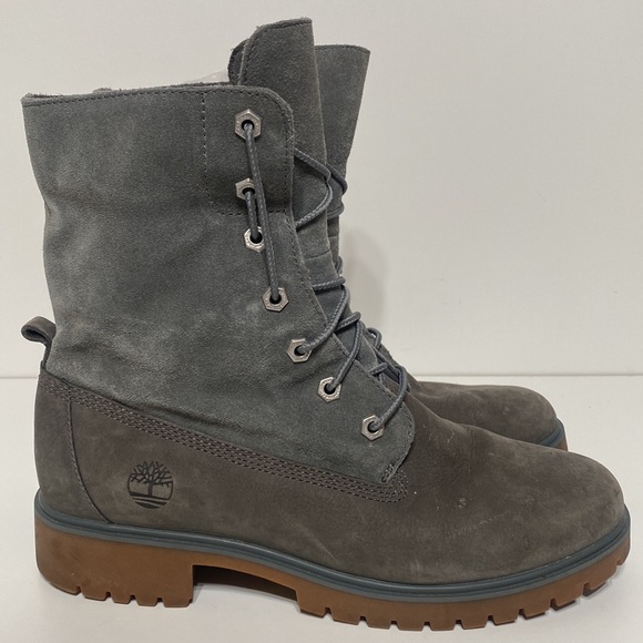 Timberland Women’s Jayne Roll Top Nubuck Leather Boots - Picture 5 of 17